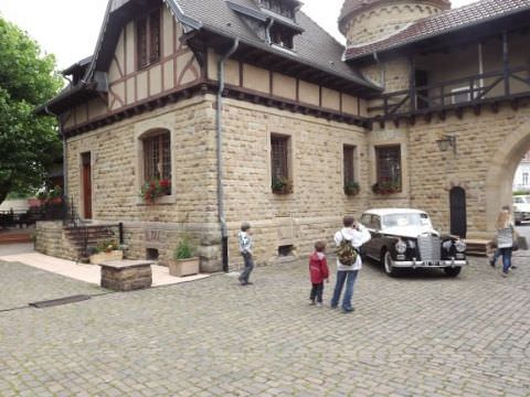 1ère exposition du véhicule ancien au Schlossberg / FORBACH