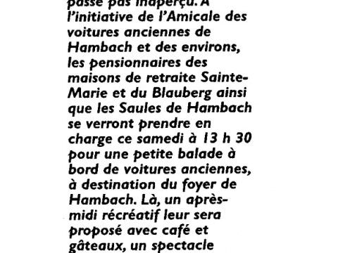Photo Sortie de 3ème âge