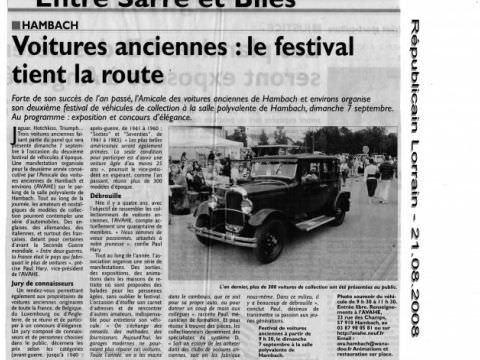 Festival des voitures anciennes