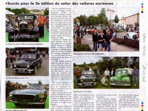 Festival des voitures anciennes