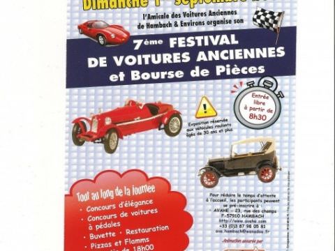 Photo Festival des Voitures Anciennes de Hambach