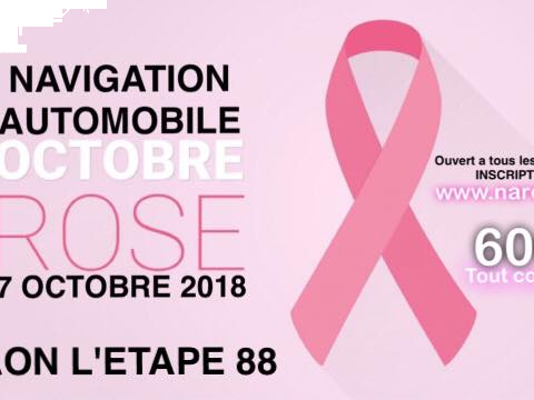 Photo Navigation Automobile octobre rose