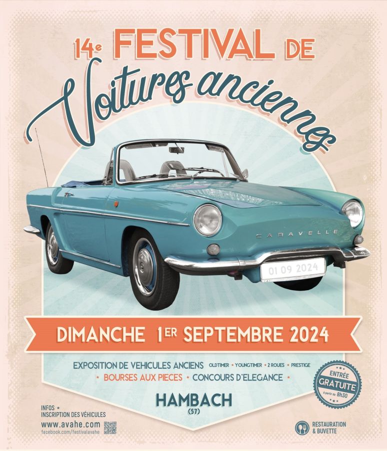 Festival de voitures anciennes à Hambach